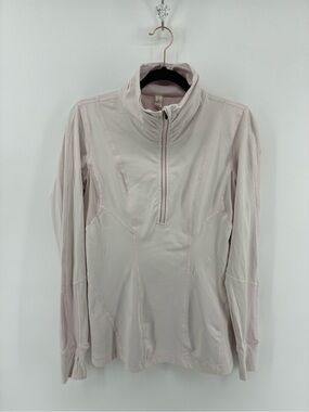 lululemon athletica Light Pink Half-Zip Jacket